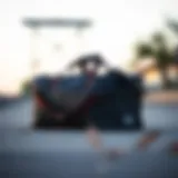 Sleek design of the Herschel Leather Duffle Bag