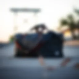 Sleek design of the Herschel Leather Duffle Bag