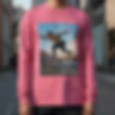 Expressive Skate Culture Long Sleeve Tee Vibrant graphic tee with skate culture designs