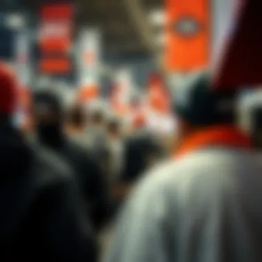 Exciting atmosphere during the Ethika sale event