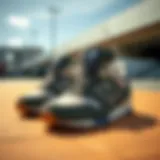 New Balance skateboard shoes highlighting design elements