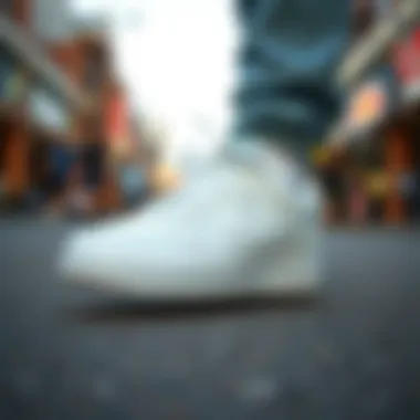 Skateboarding lifestyle with Nike Asuna White