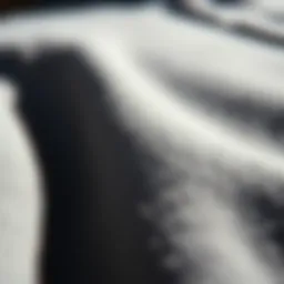 Close-up of the Nike NSW fleece fabric showcasing its texture