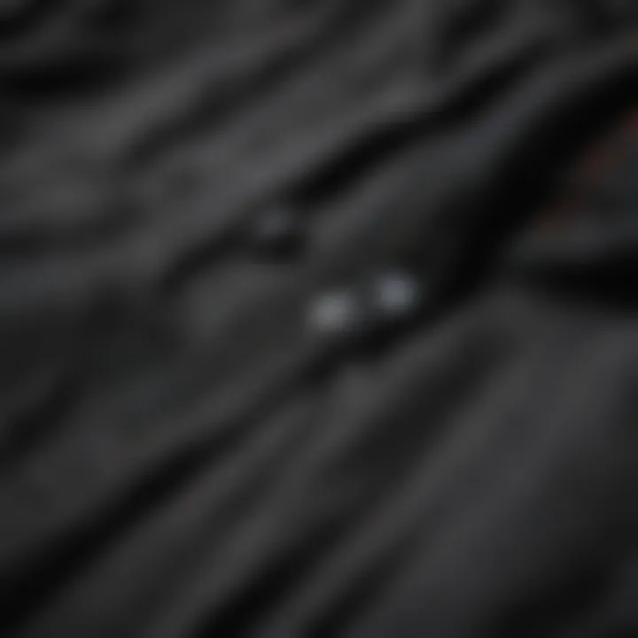 Close-up of fabric and stitching of Nike SB Cargo Pants