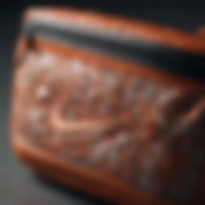 Detailed view of the Nike Sportswear Hip Pack showcasing its unique design elements.