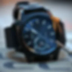 Close-up view of Nixon Platform Watch showcasing its unique design elements