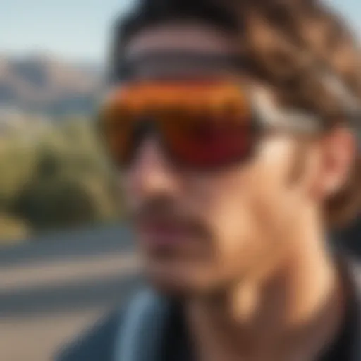 Stylish Oakley Ridgeline sunglasses showcasing the Prizm lens technology