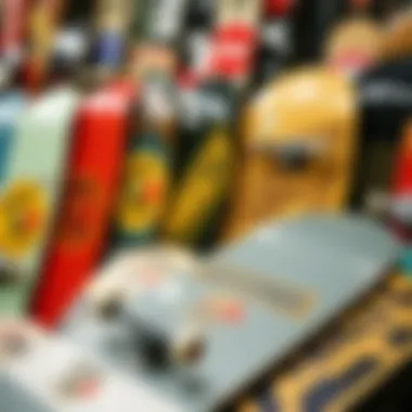 Collage of various Powell Peralta skateboard models available for sale