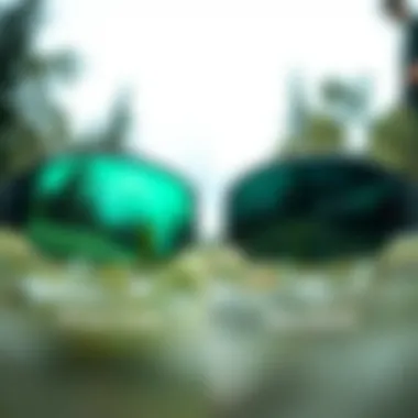 Comparison of Prizm Jade and standard lenses highlighting visual clarity
