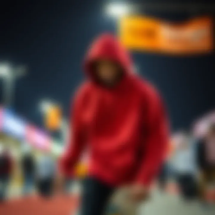 Online shopping experience for hoodies