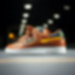 A dynamic angle of the Reebok Club 70 showcasing its sleek design