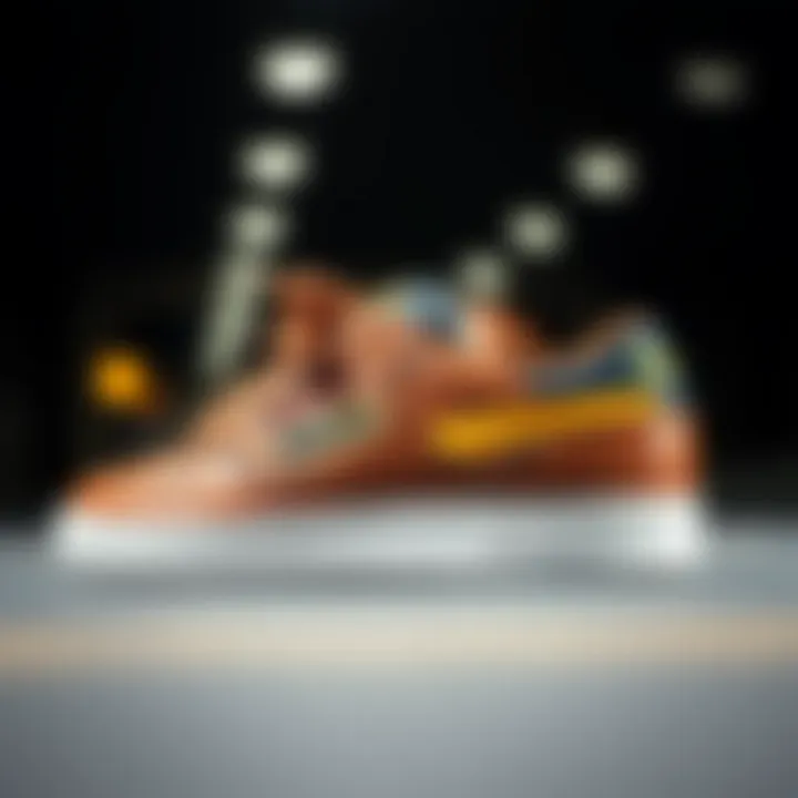 A dynamic angle of the Reebok Club 70 showcasing its sleek design