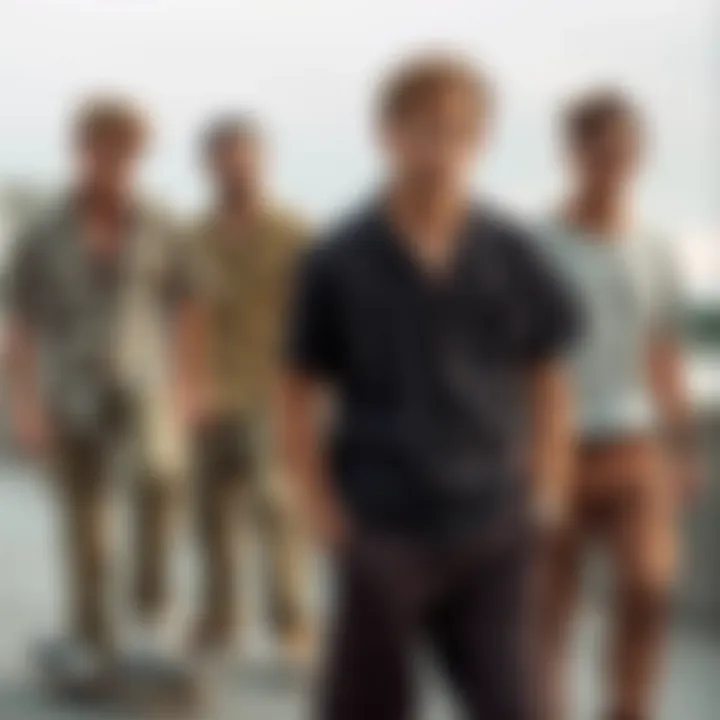 The Evolution of Skater Khakis An illustration of the historical evolution of skater khakis