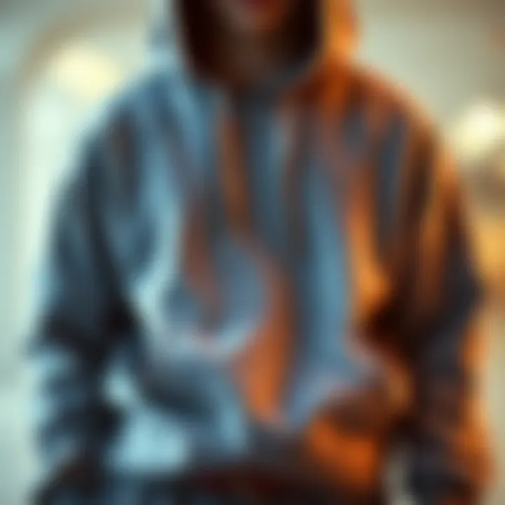 Stylish coordinated outfit featuring a matching hoodie and sweats