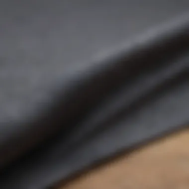 Close-up of durable fabric for skate pants