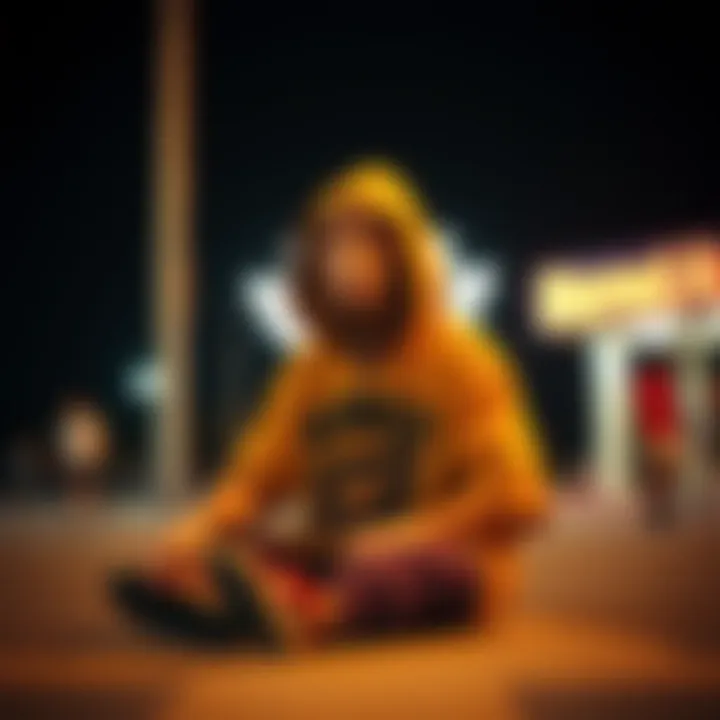 An artistic representation of Bored Ape NFTs and skate culture