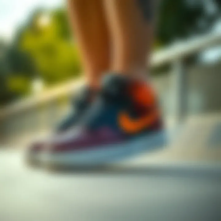 Aesthetic appeal of Nike skate shoes for female skaters