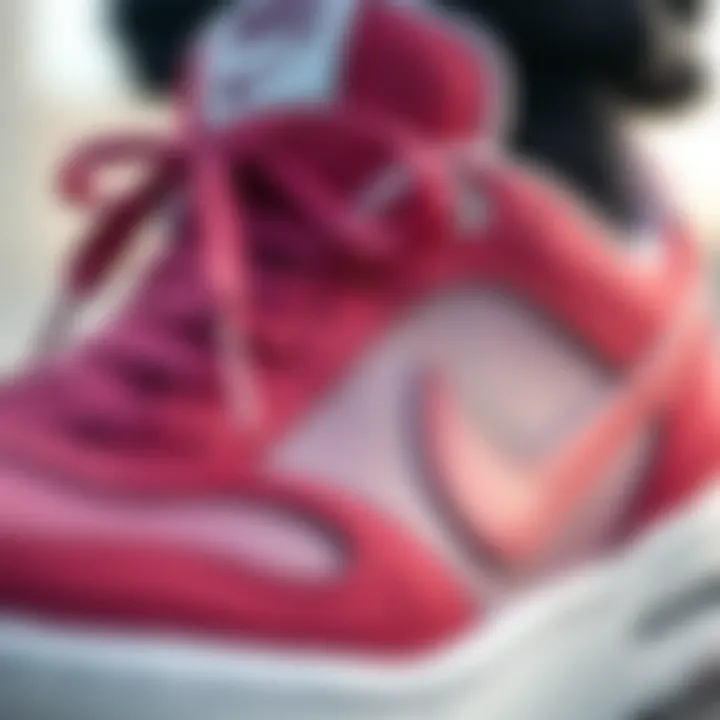 Close-up of technical features enhancing skate performance