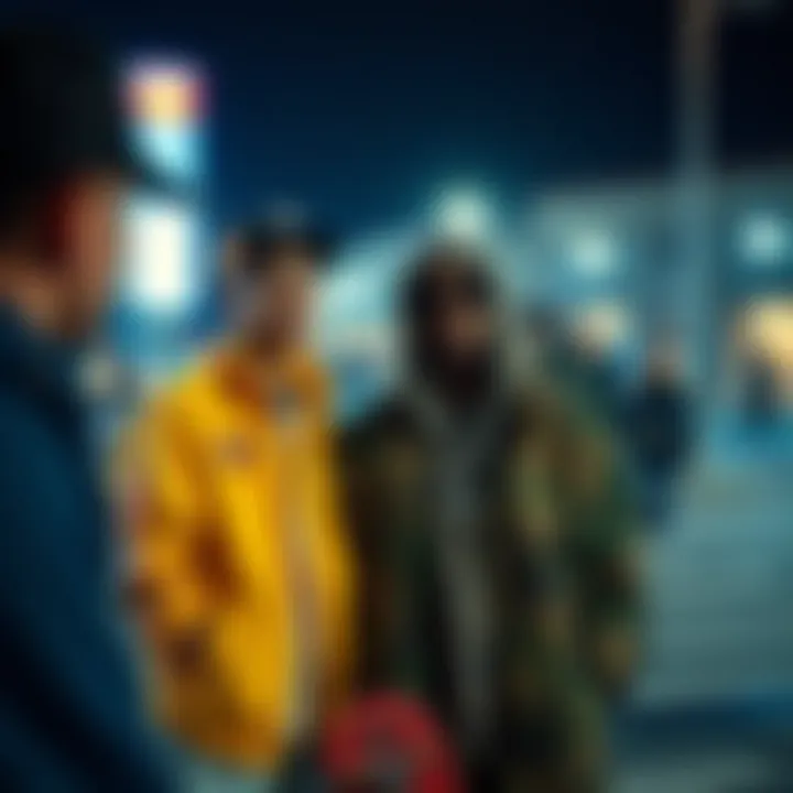 Designer Collaboration with Rapper Fashion designer collaborating with a rapper