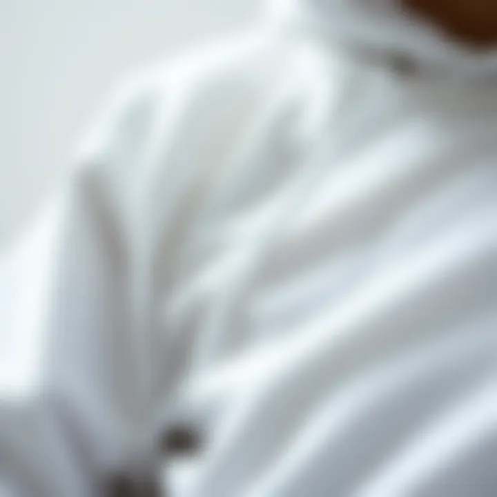 Close-up of fabric texture highlighting quality and durability