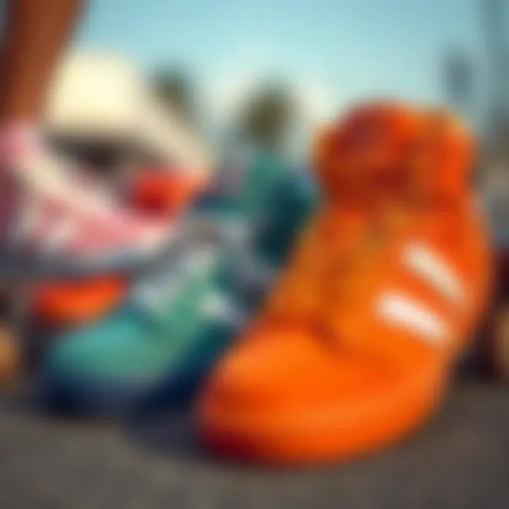 Trendy Color Variations of Court Graffik Shoes Trendy color variations of Court Graffik shoes appealing to lifestyle enthusiasts