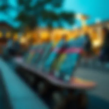 A historical timeline illustrating the evolution of fingerboarding and Tech Decks