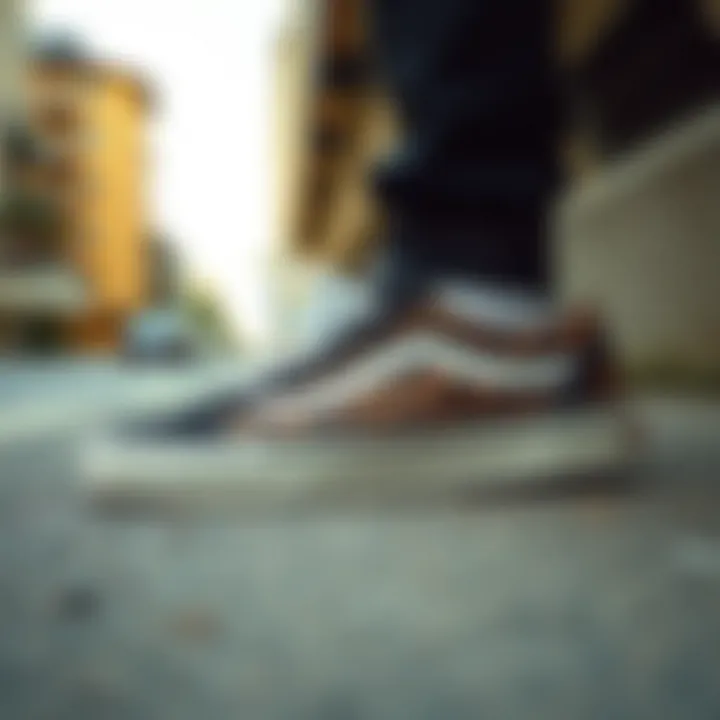 Styling options with Vans Old Skool Leopard Print in urban settings