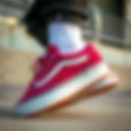 Vans Retro Court sneakers showcasing classic design elements