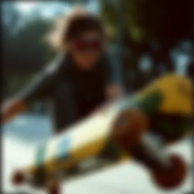 Skateboarder wearing Von Zipper Wildlife Goggles during a trick