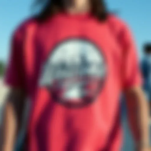 Welcome Skateboards shirt showcasing unique graphic design